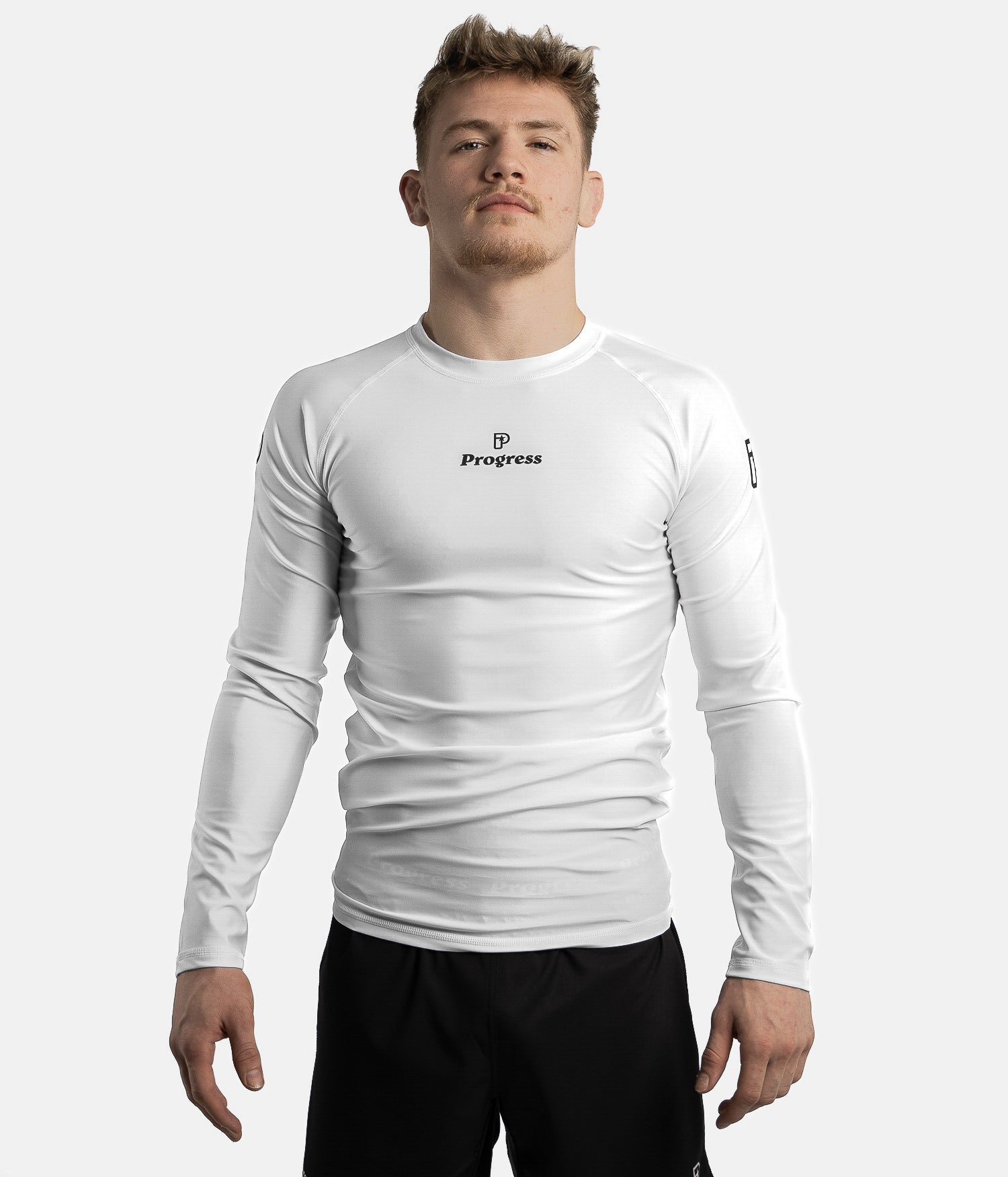 Progress Academy Rashguard Μακρύ μανίκι - Λευκό