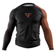 Επίγεια δύναμη Rank Rash Guard Brown